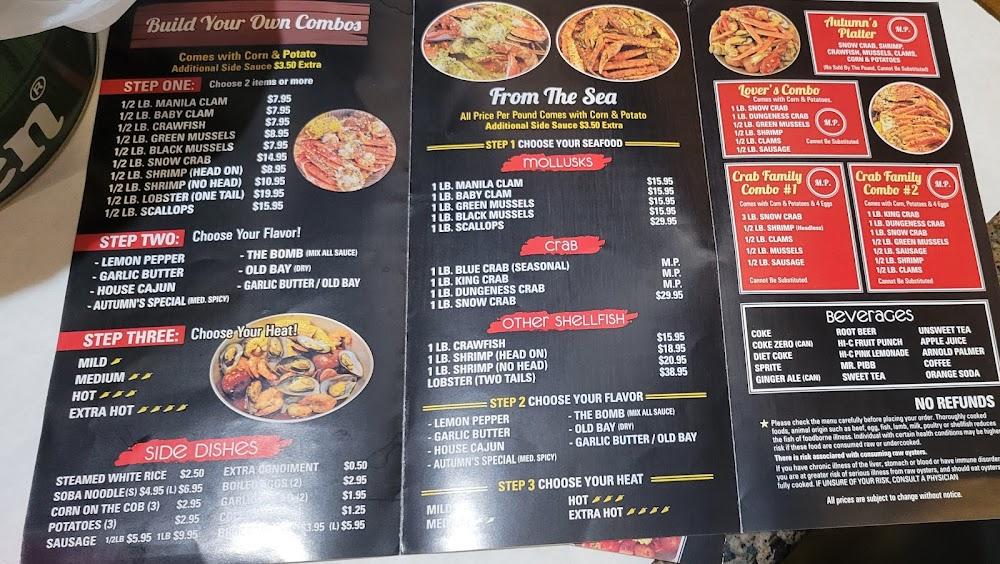 Autumn's Crab Menu image 3